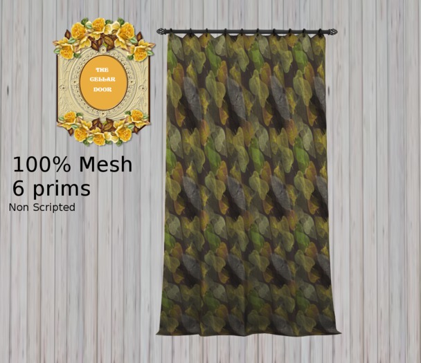 ~TCD~ Yellow and Orange Leaves Curtains