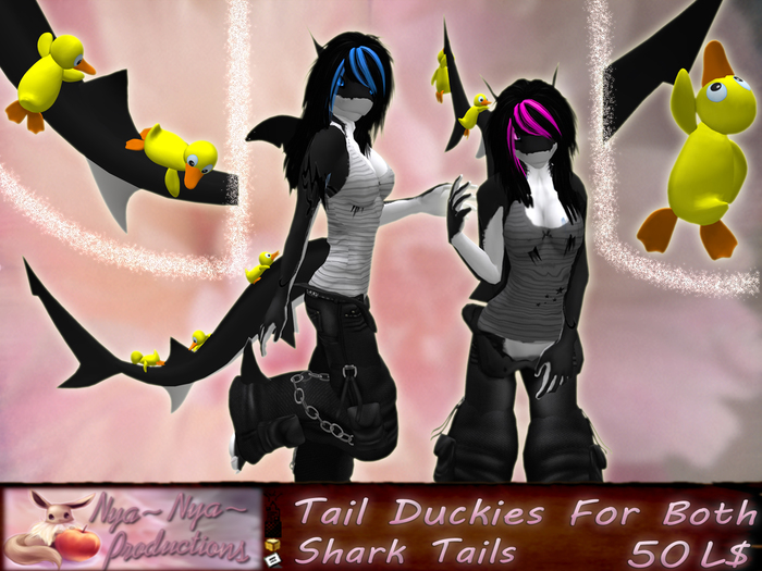 !N~N~P! Tail Duckies - Shark *Hud Box*