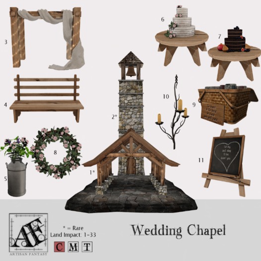 *AF* Wedding Chapel 7 - Cake 2