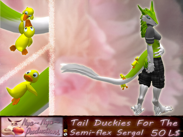!N~N~P! Tail Duckies - Sergal *Hud Box*