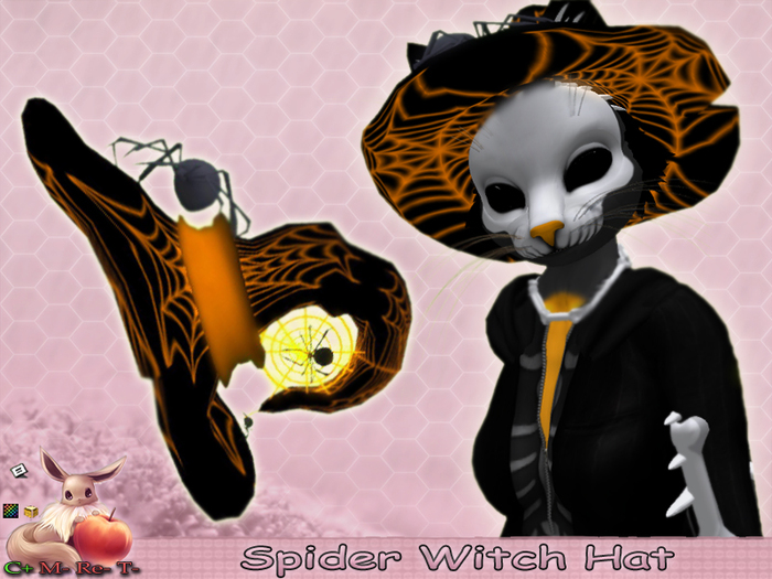 !N~N~P! Witch Hat - Spider *Hud Box*