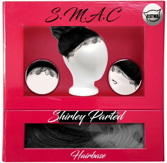 S.M.A.C Shirley Parted  Hairbase (Black/White)