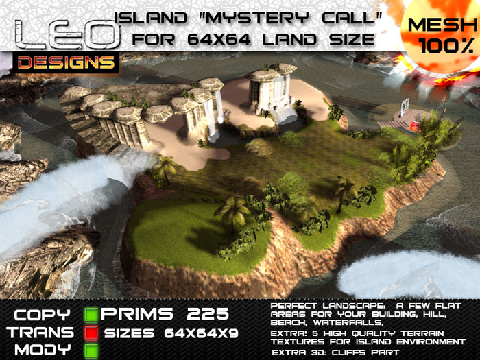 Island "Mystery call" for 64x64 land size or sky platform