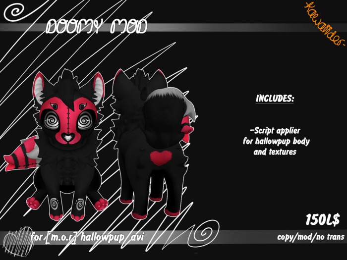 -KW- Hallowpup ~Doomy mod *pink*