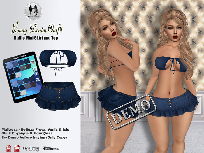 .:H.F RONNY DENIM OUTFIT DEMO