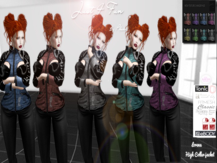 J4F Lorena High Collar Jacket