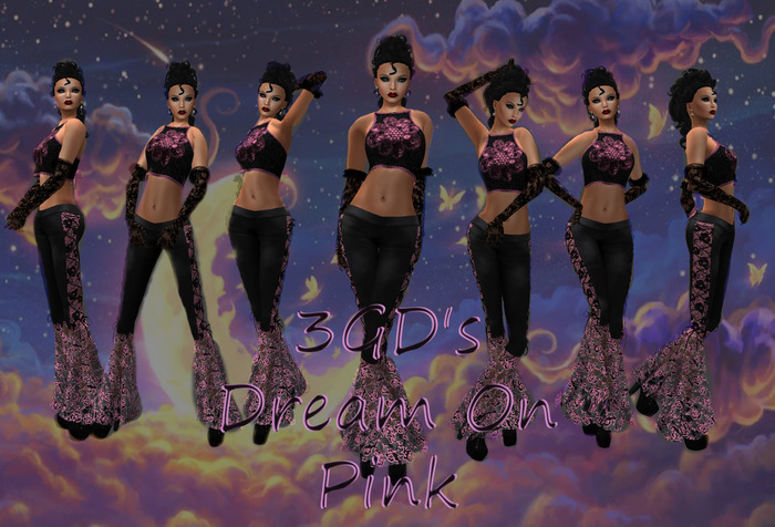 3GD's Dream On Pink * mesh* (boxed)