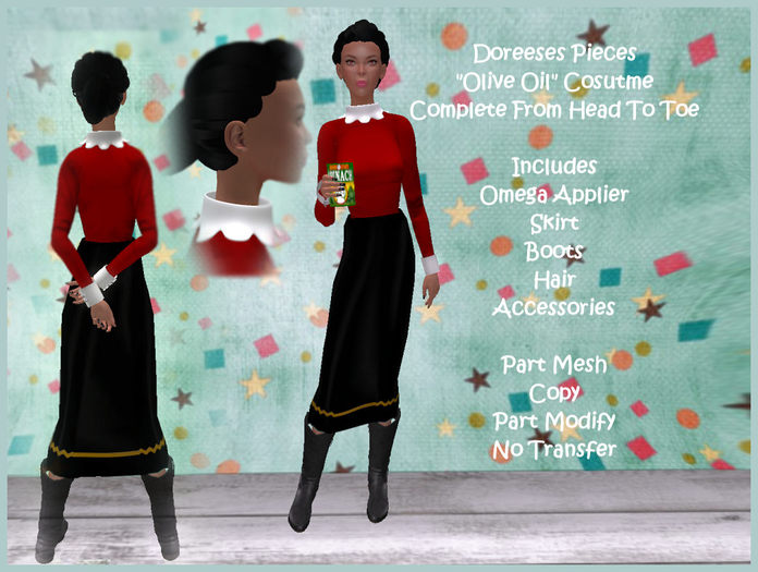 FUN OLIVE OIL COSTUME