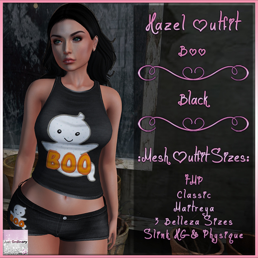 Hazel Outfit Boo Black