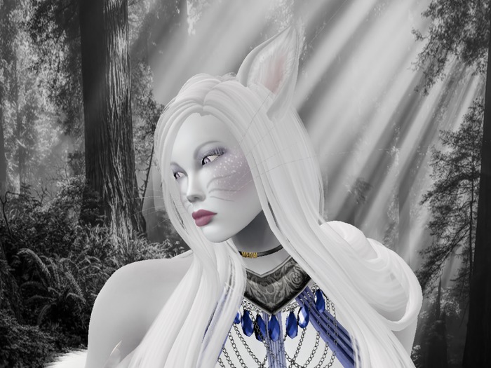 ~LS~ White Eyelashes - Genesis HUD