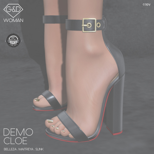 Second Life Marketplace G&D Shoes Cloe DEMO (wear)