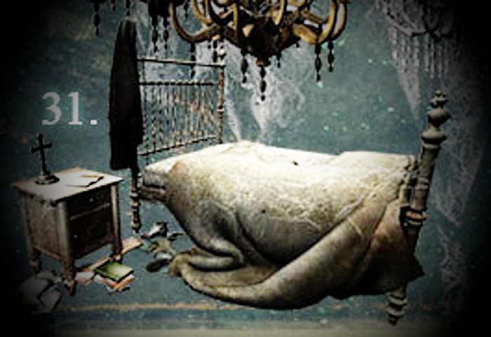 31 -DRD- MM1 - Bed and Sidetable - RARE