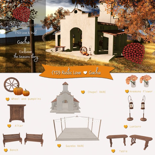 {YD} Rustic Love -  Table