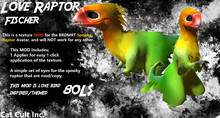 Cat Cult Inc. Love Raptor Fischer MOD (Boxed)