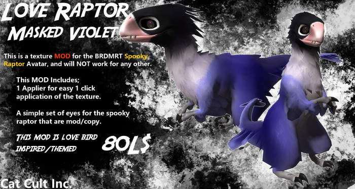 Love Raptor Masked Violet MOD
