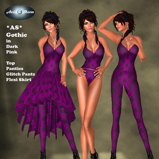 *AS* Gothic Dark Pink