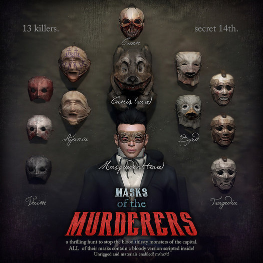 [ContraptioN] Gacha Masks: Masquedent *default* BAGGED RARE