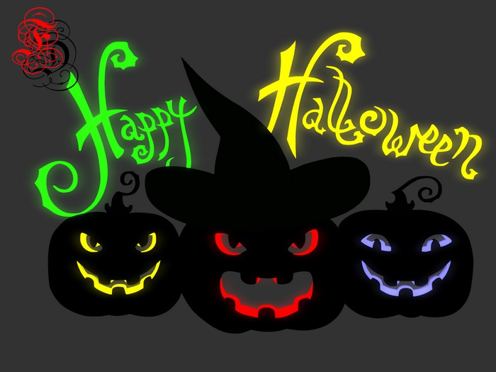 Frosensum ~ Happy Halloween Triple Pumpkin