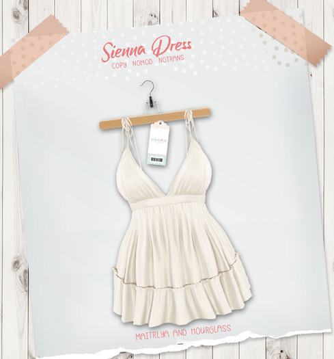 Tee*fy Sienna Dress - Creme