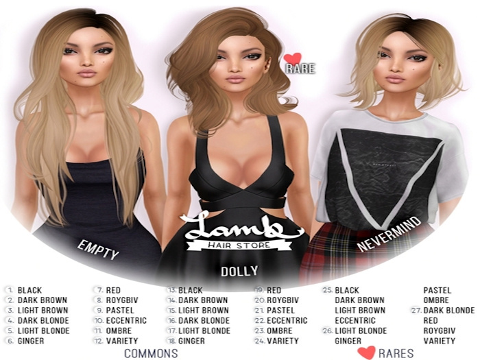 Lamb. Empty - Pastel Pack