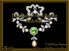 Bow Draped Gem 512x492 PERIDOT Alpha Textures
