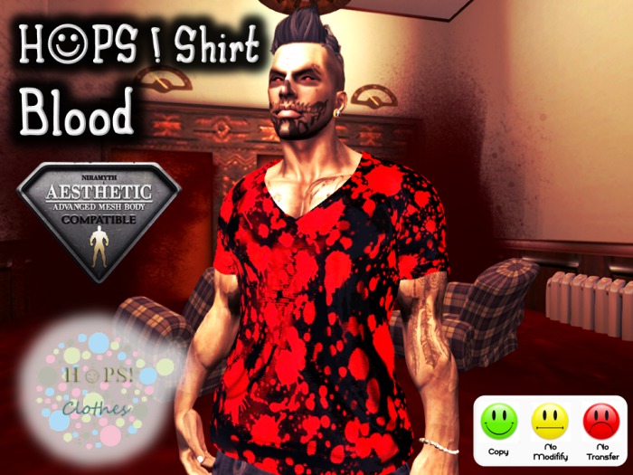 [HOPS!] Blood Shirt@