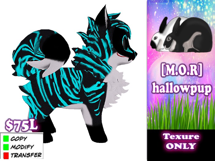 [M.O.R] hallowpup : Blue Ebony