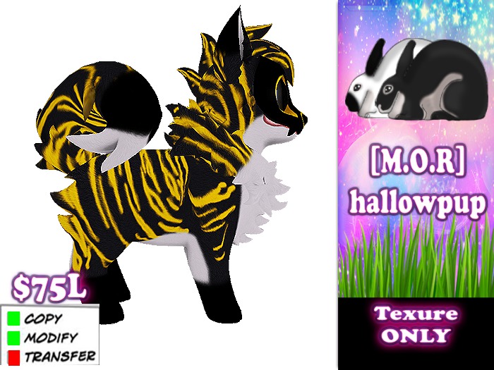 [M.O.R] hallowpup : yellow Ebony