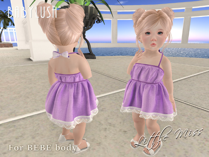 .:BABYLUSH:. Bebe "Little Miss" dress - Lavender