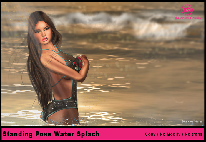 [Shushimi Studio] Pose S02#1 Standing Water Splach