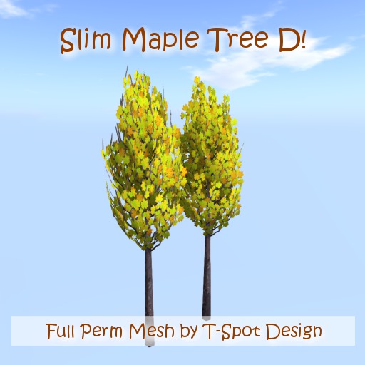 T-Spot Mesh - Slim Maple Tree D - Full Perm - LI=1