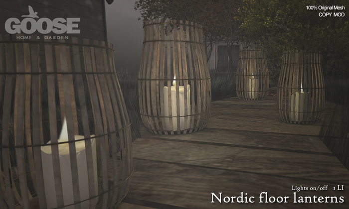 GOOSE - Nordic floor lantern