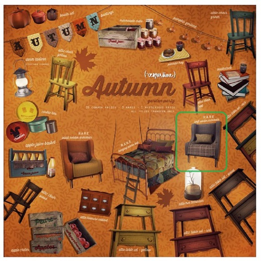 {vespertine- reading armchair/leaf} RARE