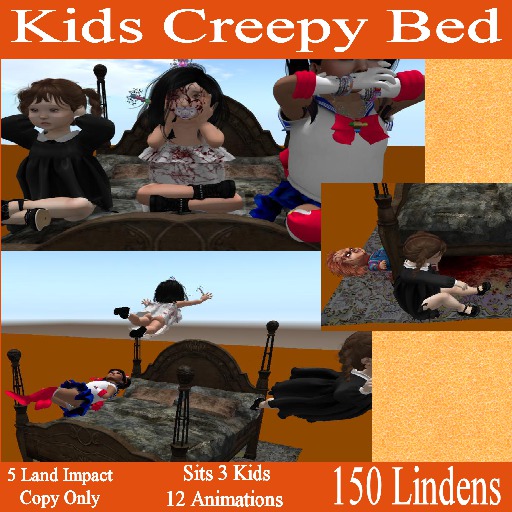 Kids Creepy Bed
