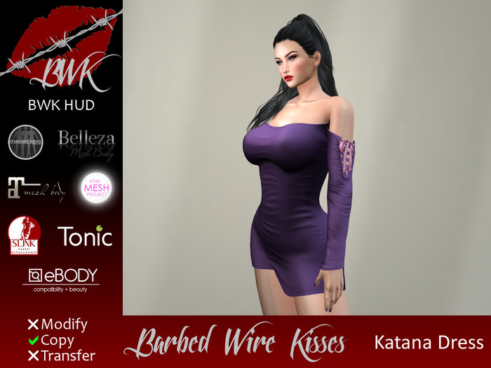 {BWK} Mesh Katana Dress (Boxed)