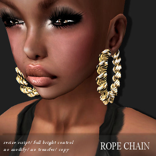 [DEMO] EARRING ROPE GOLD     -RYCA-