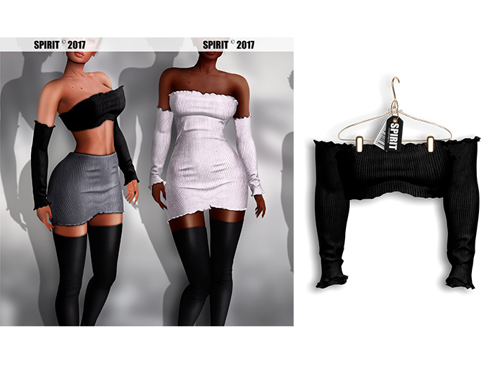 SPIRIT - Emili top [BLACK]