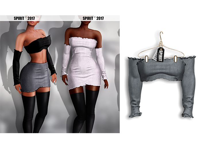 SPIRIT - Emili top [GRAY]