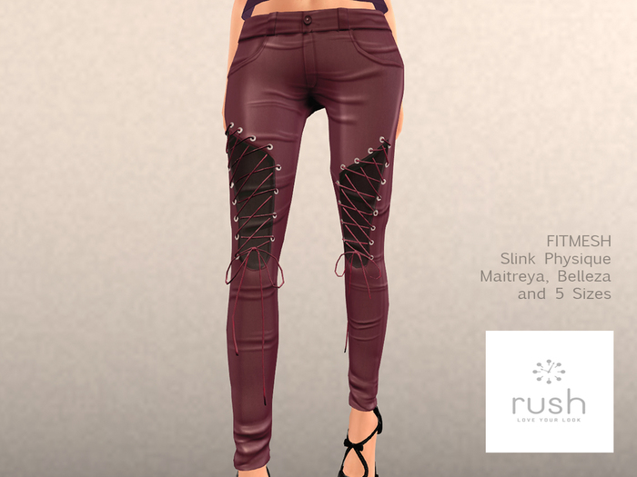 RUSH Dark Red Pants