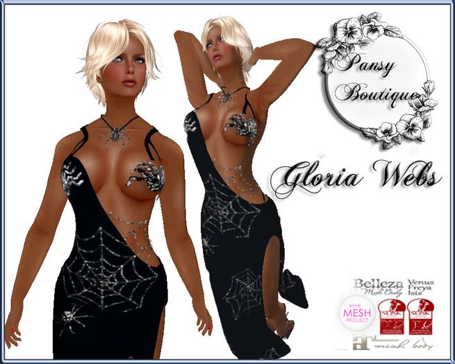 GLORIA WEBS FOLD GOWN