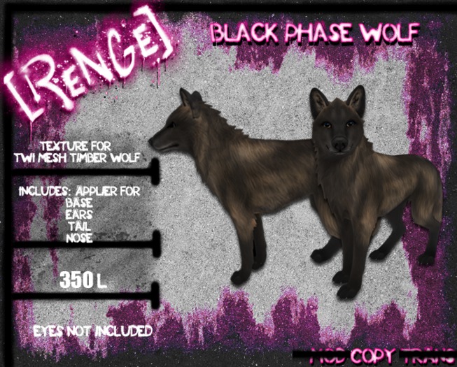 Second Life Marketplace - [RENGE] TWI Black Phase Mod