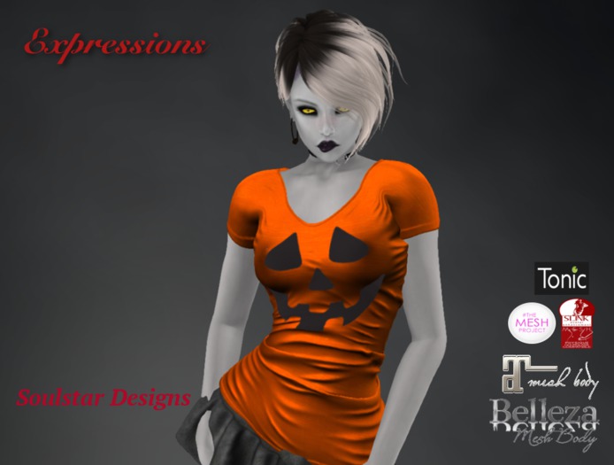 Expressions T - Orange Jackolantern