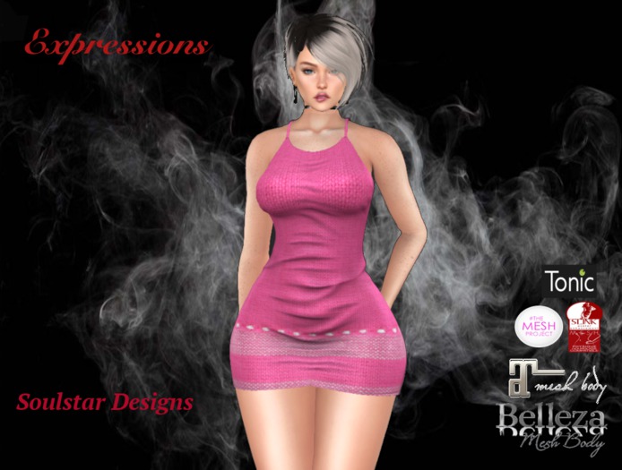 Expressions Tank Dress - Taffy Pink