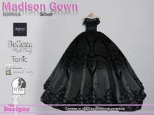 Madison Gown Gothica Silver
