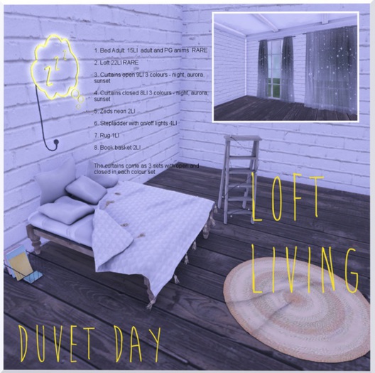 [DD] Loft Living bed (Adult) MT RARE