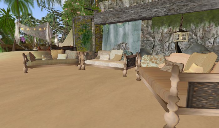 PROMO **  Medieval Livingroom-Set Moonlight ** PROMO