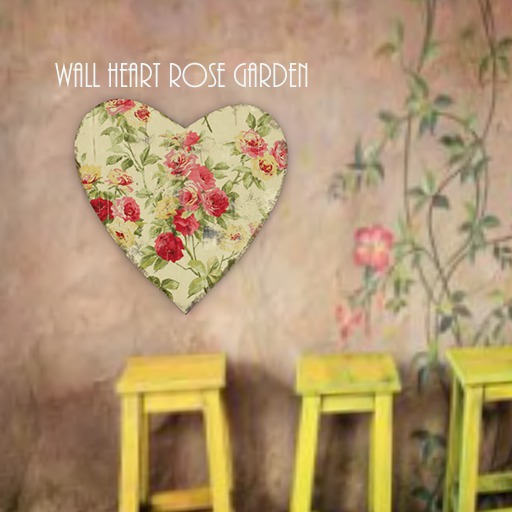 Wall Heart  Rose Garden