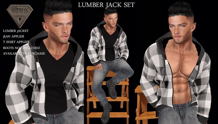 CWB Lumber jacket & Tee_White