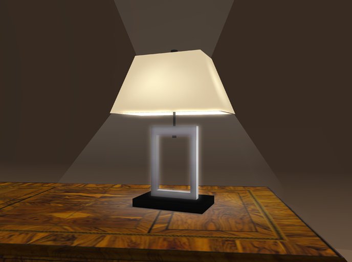 Stylish modern desk lamp feature packed! (copy mod)