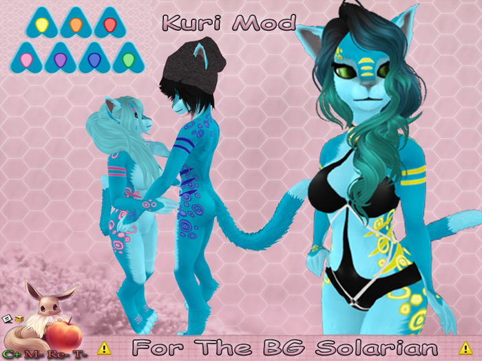 !N~N~P! Solarian Mod - Kuri LT Blue *Hud Box* 